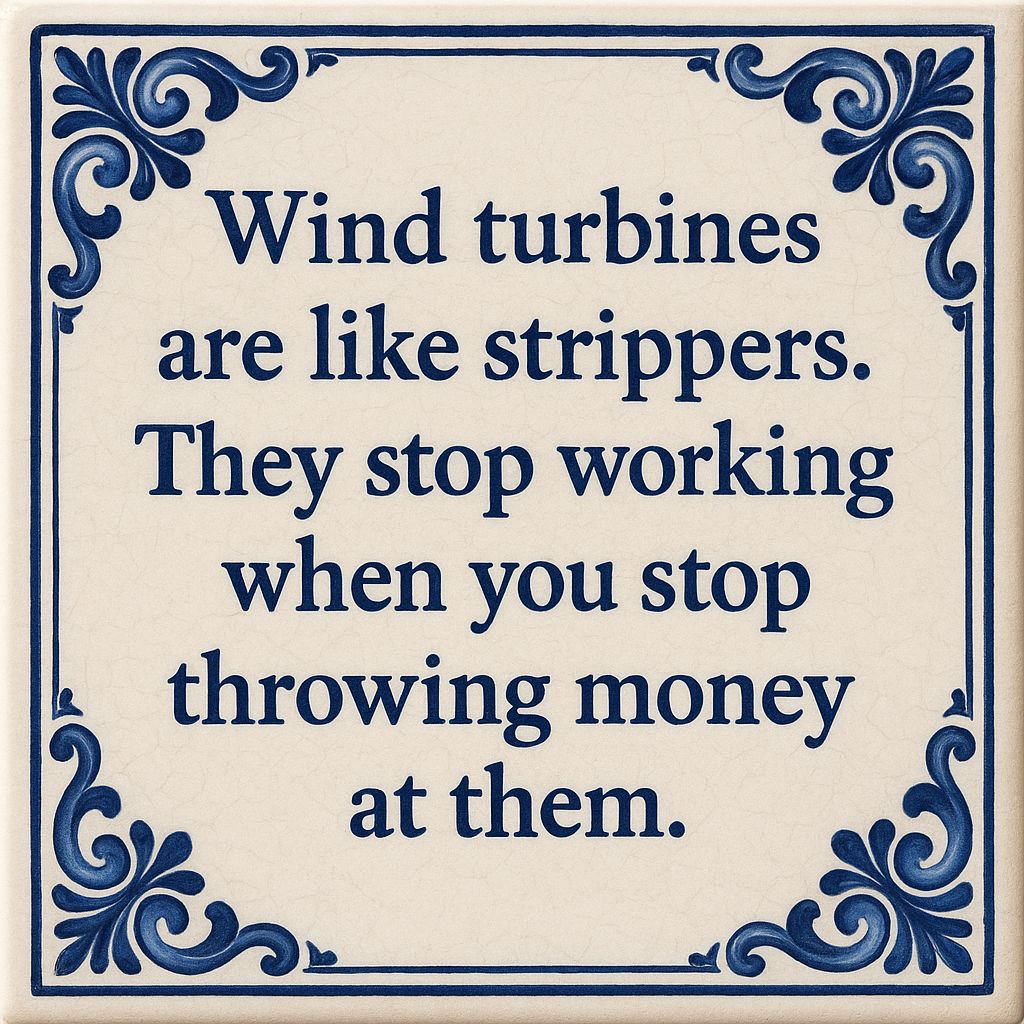 In the Netherlands, we have a tradition of so-called tiles (in the famous Delft blue) with meaningful sayings. 
We find this one particularly telling.