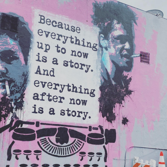 Erikpolfuster's tweet photo. "Porque todo hasta ahora es una historia. Y todo después de ahora es una historia."

Chuck Palahniuk https://t.co/GBBIhFxb4n