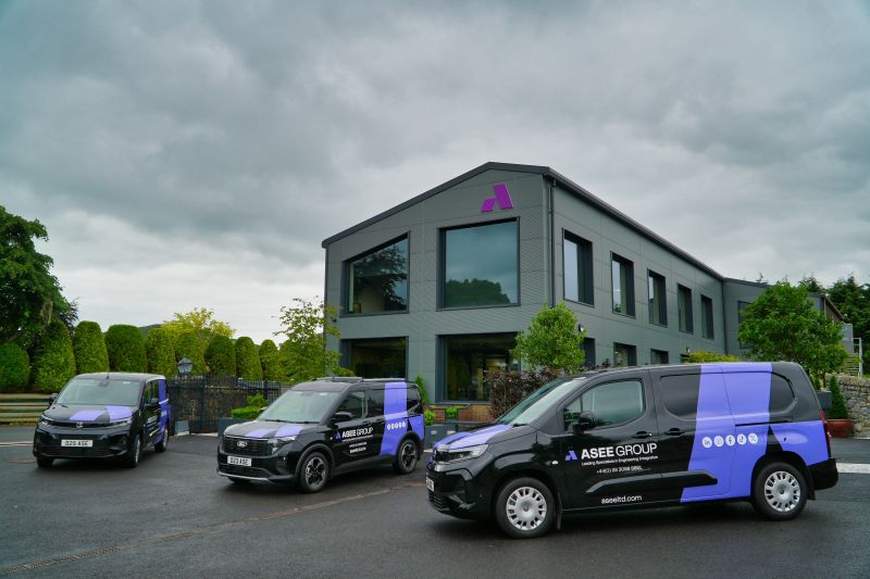 Say hello to the newest members of our fleet! 
Three freshly branded ASEE Group vans are now on the move, delivering excellence everywhere we go.

Thank you to Comber Commercial Centre for supplying the vans and Iconic Signs for wrapping the vans with our new branding.