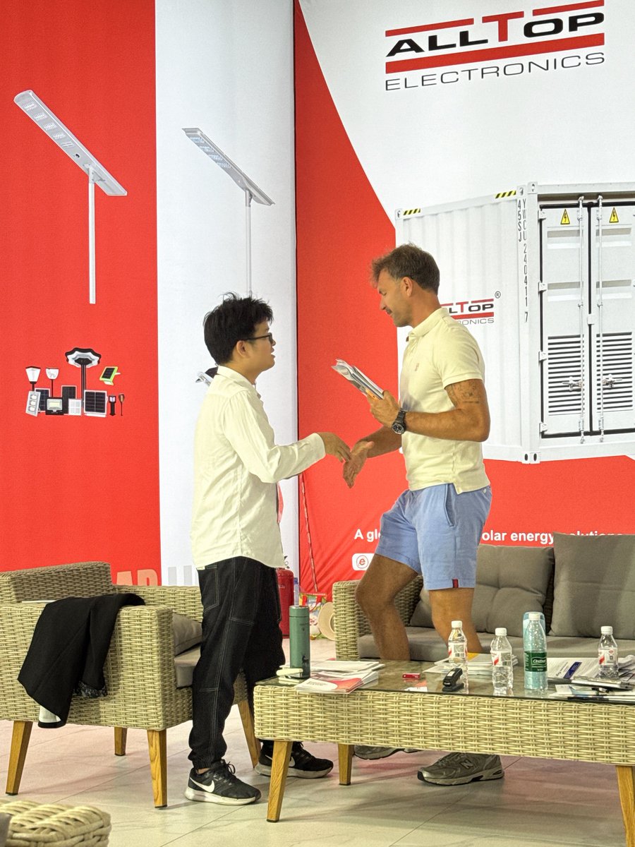 Alltoplighting8's tweet image. The expo may be over, but our story together is just starting.
We invite you to see ALLTOP’s advanced manufacturing, meet our experts, and discuss customized solar &amp;amp; ESS solutions for your market.
Contact us to arrange your visit.
#ALLTOP #RenewableEnergy #VisitOurFactory #ESS