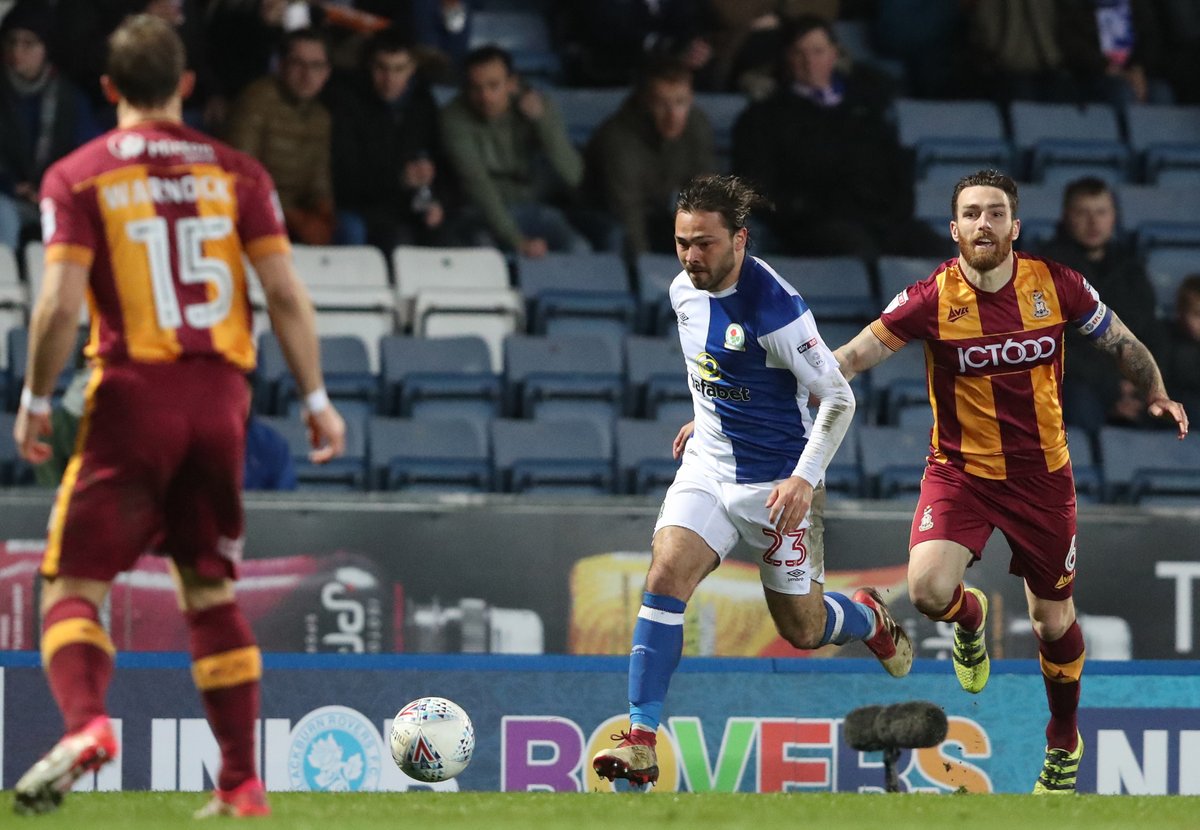 Bradford City have won just one of their 18 away games across all competitions against Blackburn Rovers in club history, a 3-2 victory in the top-flight in March 1921 courtesy of goals from Dickie Bond, Billy Howson &amp; Arthur Rigby. #bcafc #bantams