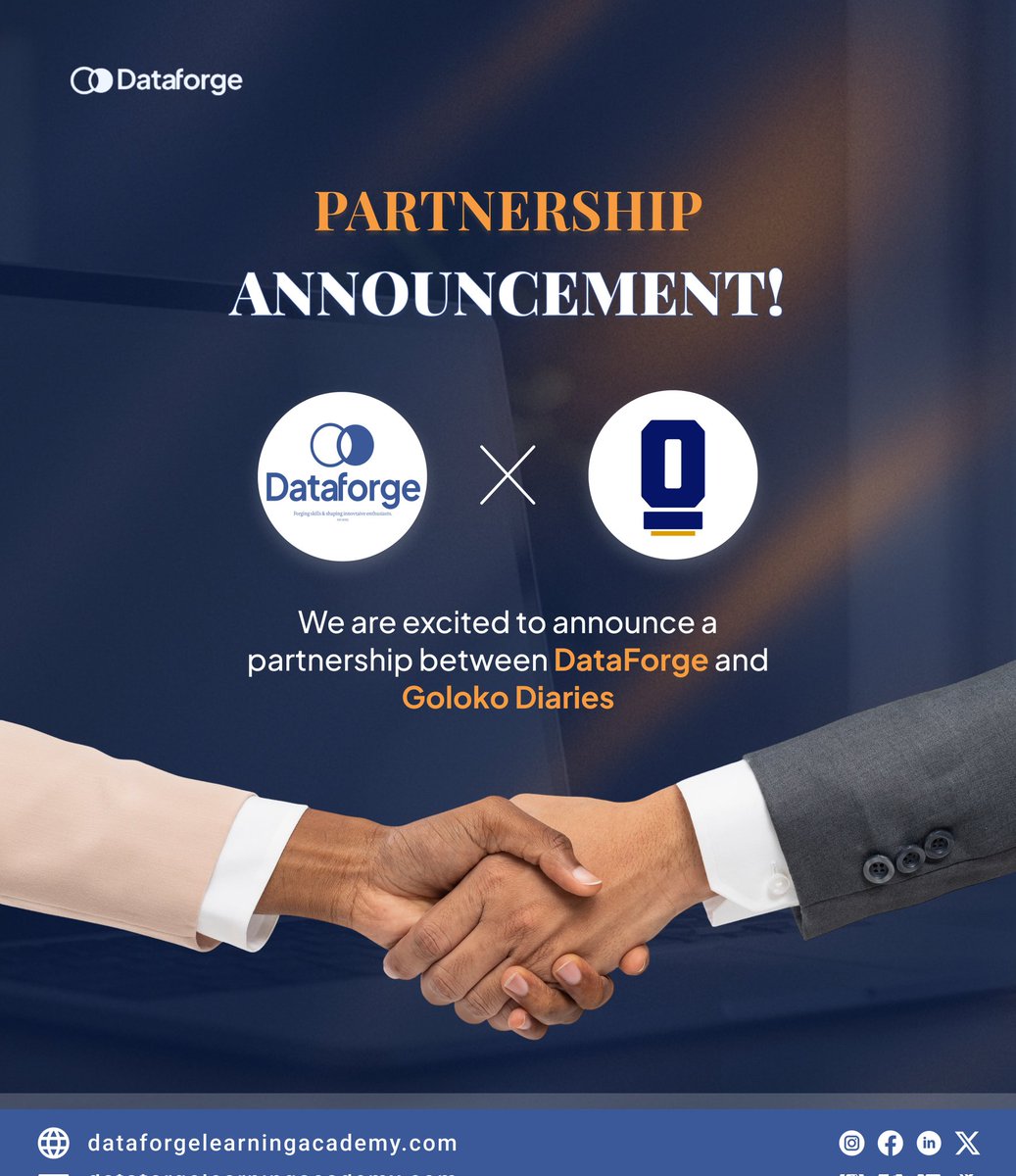 Exciting News from DataForge
We are thrilled to announce our strategic partnership with Goloko Diaries!
This collaboration is a step forward in our mission to empower individuals and organizations with innovative learning opportunities, practical skills, and impactful knowledge