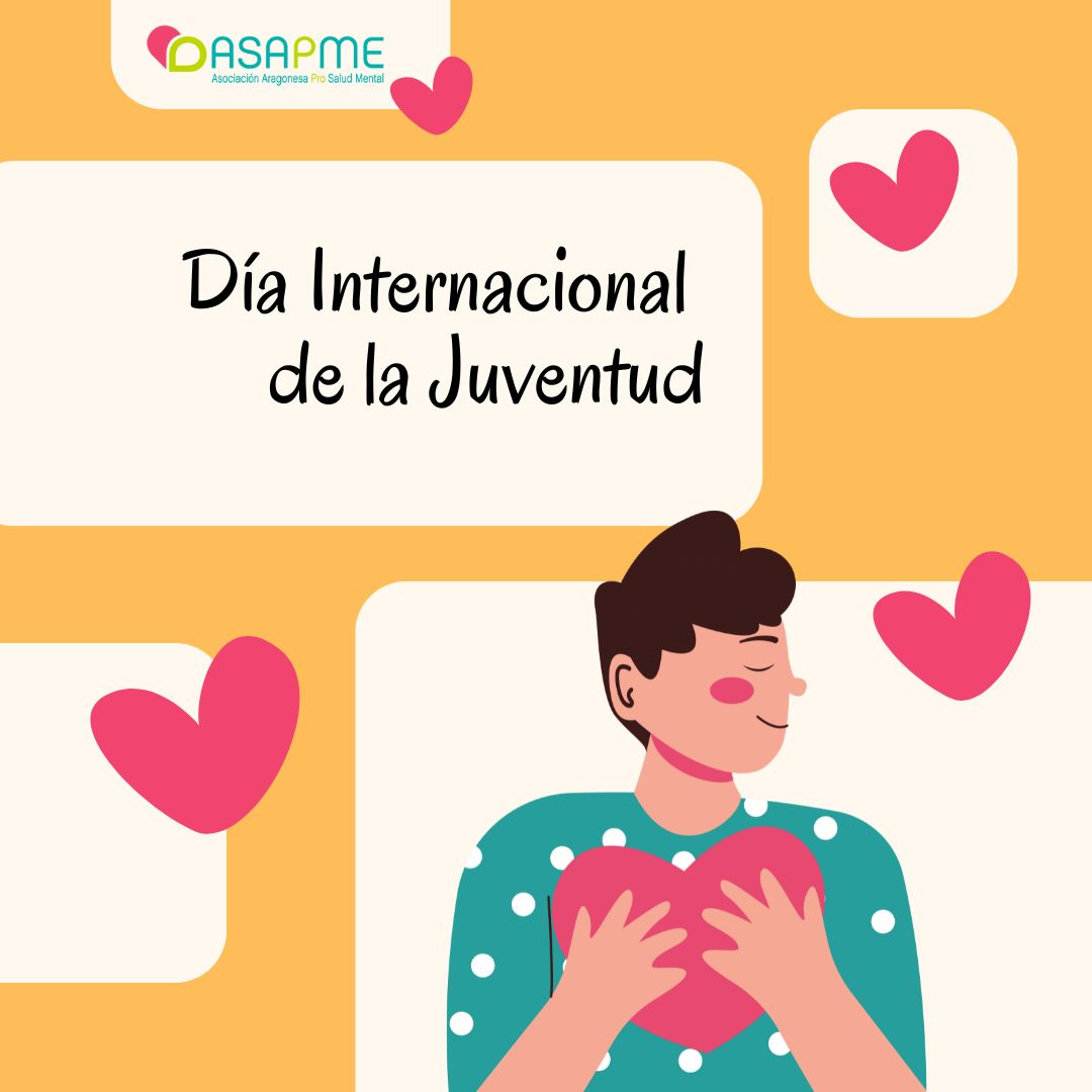ASAPME Aragón (@asapme) on Twitter photo ¡Feliz Día Internacional de la Juventud!
Si necesitas apoyo, en <a href="/ASAPME/">ASAPME Aragón</a> Aragón contamos con profesionales especializados y comprometidos, listos para ofrecer el mejor tratamiento y acompañamiento. asapme.org/salud-mental-p… ¡Feliz Día Internacional de la Juventud!
Si necesitas apoyo, en <a href="/ASAPME/">ASAPME Aragón</a> Aragón contamos con profesionales especializados y comprometidos, listos para ofrecer el mejor tratamiento y acompañamiento. asapme.org/salud-mental-p…