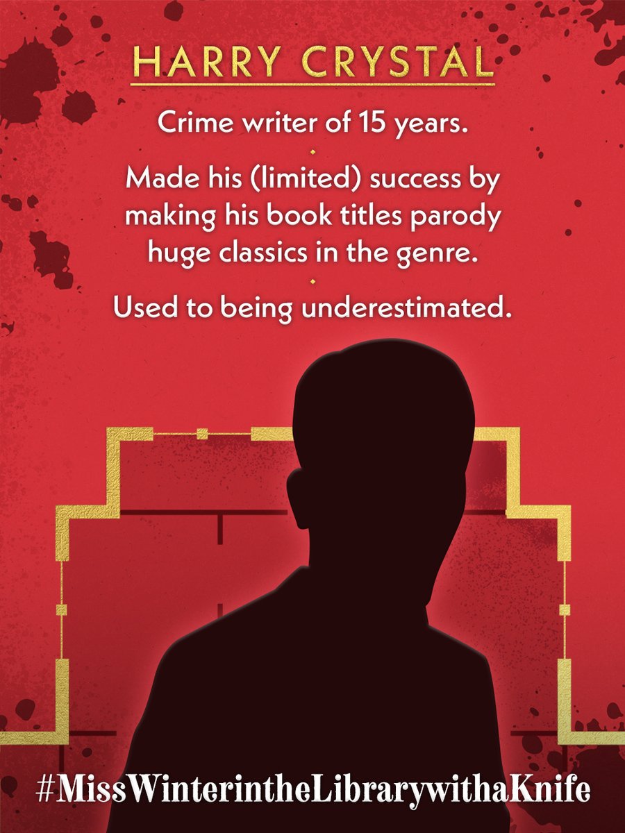 Aries Fiction (@ariesfiction) on Twitter photo With only ONE MONTH to go until #MissWinterintheLibrarywithaKnife by <a href="/medwardsbooks/">Martin Edwards</a> publishes, we'll be introducing you to some of the key players in the game...
Player 1: Harry Crystal ✍️
Pre-order now 🔎 geni.us/mwitlwak With only ONE MONTH to go until #MissWinterintheLibrarywithaKnife by <a href="/medwardsbooks/">Martin Edwards</a> publishes, we'll be introducing you to some of the key players in the game...
Player 1: Harry Crystal ✍️
Pre-order now 🔎 geni.us/mwitlwak