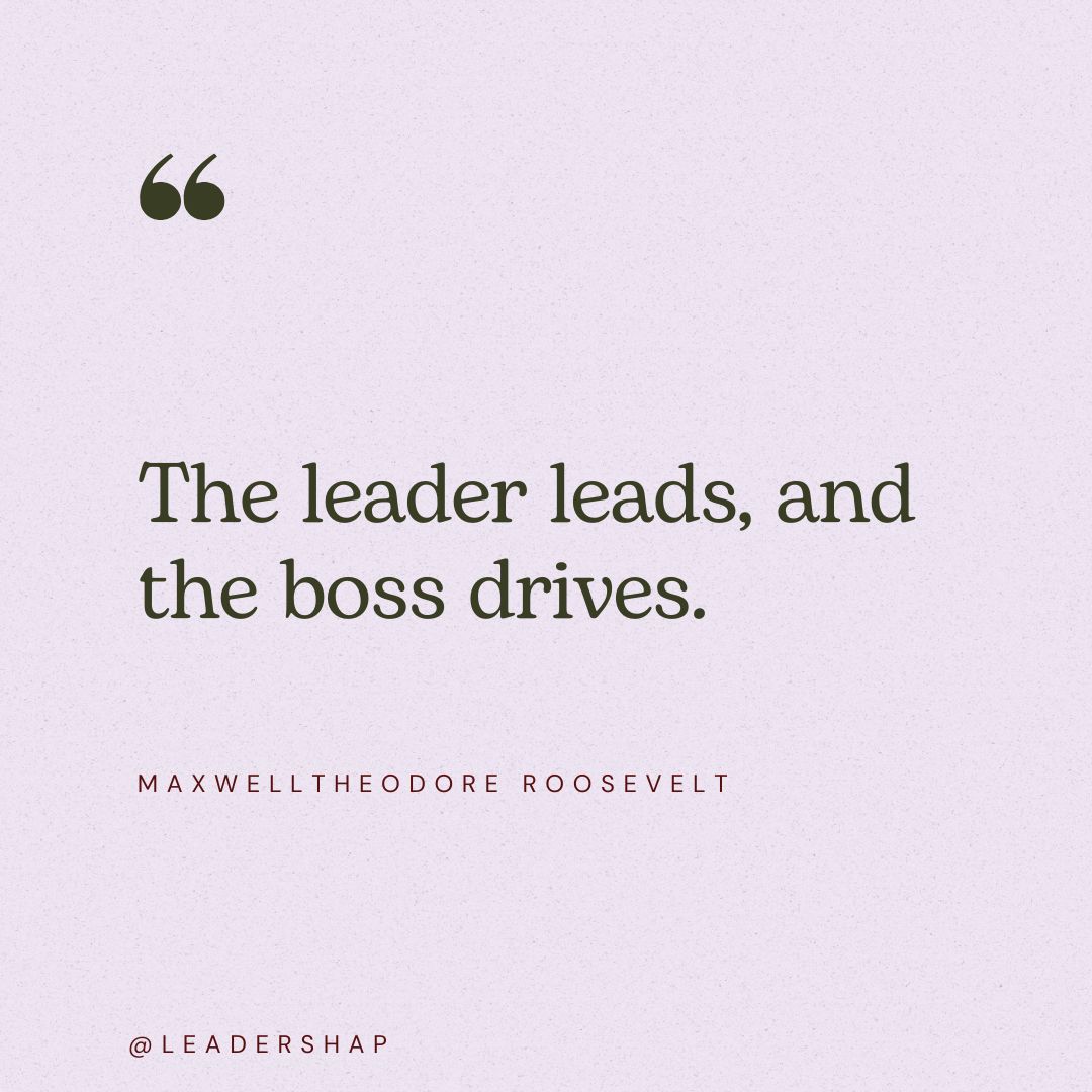 leadershap's tweet photo. Leaders don't just give orders; they inspire, empower, and work alongside their team. Ask yourself, are you leading or just driving ;) ?
#MotivationalQuote #Inspiration #LeadershAp #Leadership #ExecutiveCoaching #GrowthMindset #LeadershipCoaching #PersonalDevelopment https://t.co/nTQTIlVgl7