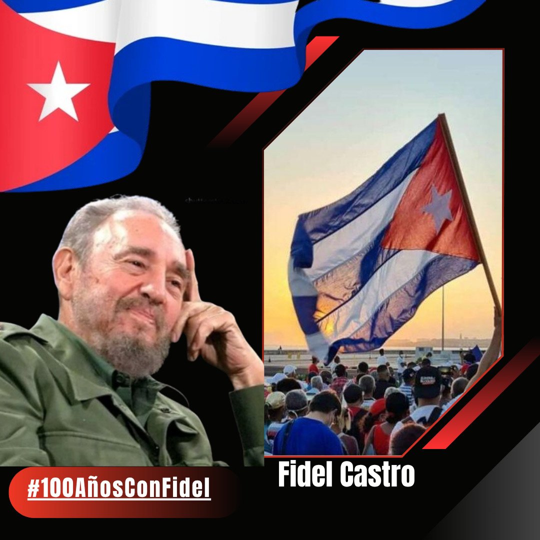 Evocaremos siempre tu sinceridad que impresiona, tu inteligencia que deslumbra, el poder de convencimiento que contagia, el don especial de la palabra y la virtud de la sencillez.

⭐Eres eterno Comandante⭐

#100AñosConFidel
#DefendiendoCuba🇨🇺💪❤️