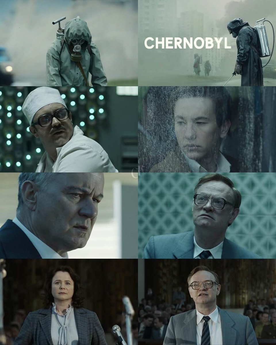TheCineprism's tweet photo. "Every lie we tell incurs a debt to the truth. Sooner or later, that debt is paid." 

📺 Chernobyl (2019) https://t.co/y18ATILkYr