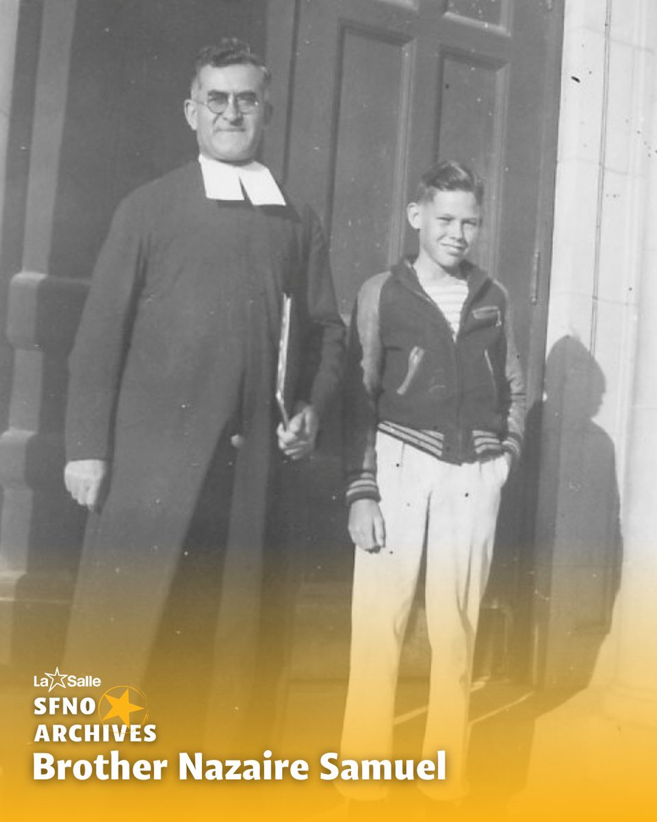 Br. Nazaire taught in Europe before being assigned to Mexico. After the execution of 3 community members during the 1914 revolution, he escaped to the USA. He later joined the NOSF District, teaching at 8 schools and dedicated 50 years to his service as a #Lasallian Brother.