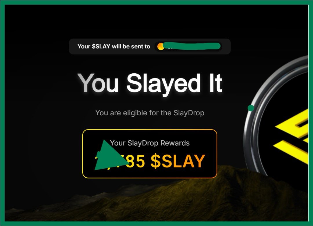 Jayne🧘♀️ (@0xjayn3) on Twitter photo Congratulations to those eligible🎉
You can now check your Satlayer $SLAY airdrop alloc
Yappers +Depositors
🔗 slaydrop.satlayer.foundation/claim
Claim opens tomorrow
Many didn’t yap satlayer. It was easy
Next will be <a href="/0G_labs/">0G Labs (Ø,G) - AI L1</a> it will definitely be a good one for yappers!
0gm Congratulations to those eligible🎉
You can now check your Satlayer $SLAY airdrop alloc
Yappers +Depositors
🔗 slaydrop.satlayer.foundation/claim
Claim opens tomorrow
Many didn’t yap satlayer. It was easy
Next will be <a href="/0G_labs/">0G Labs (Ø,G) - AI L1</a> it will definitely be a good one for yappers!
0gm