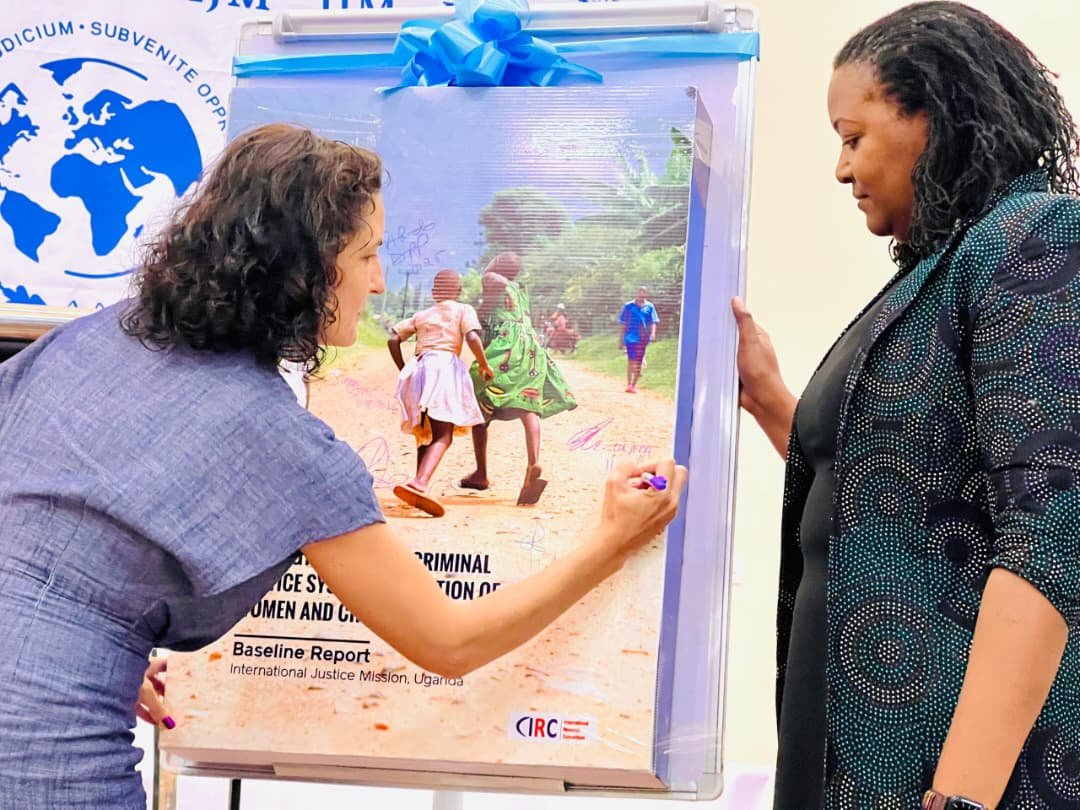 Today, August 11, 2025, IJM officially launched a national baseline report, titled “Strengthening the Criminal Justice System Protection of Women and Children in Uganda.” The report sheds light on the high prevalence of violence against women and children...

#EndVAWC