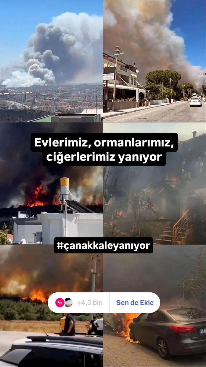 #CANAKKALEYANIYOR acil destek!!