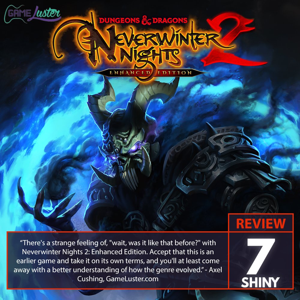 Axel cautiously recommends remastered classic RPG, Dungeons &amp; Dragons Neverwinter Nights 2: Enhanced Edition, by Aspyr Media.    

Read the full review here: gameluster.com/neverwinter-ni…