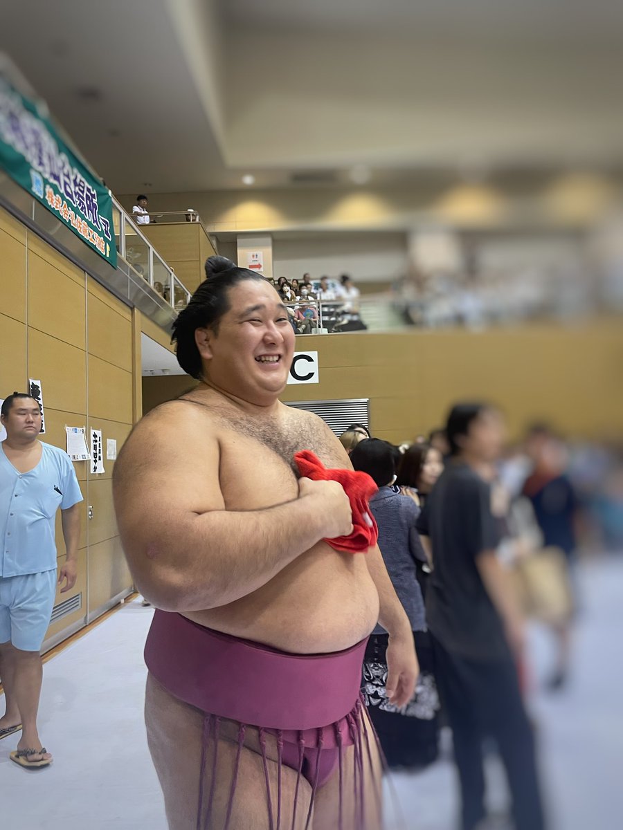相撲/武道 hasunohana 花道の力士たち😊隆の勝、阿武咲、輝✨【白鵬断髪式】［縦撮り