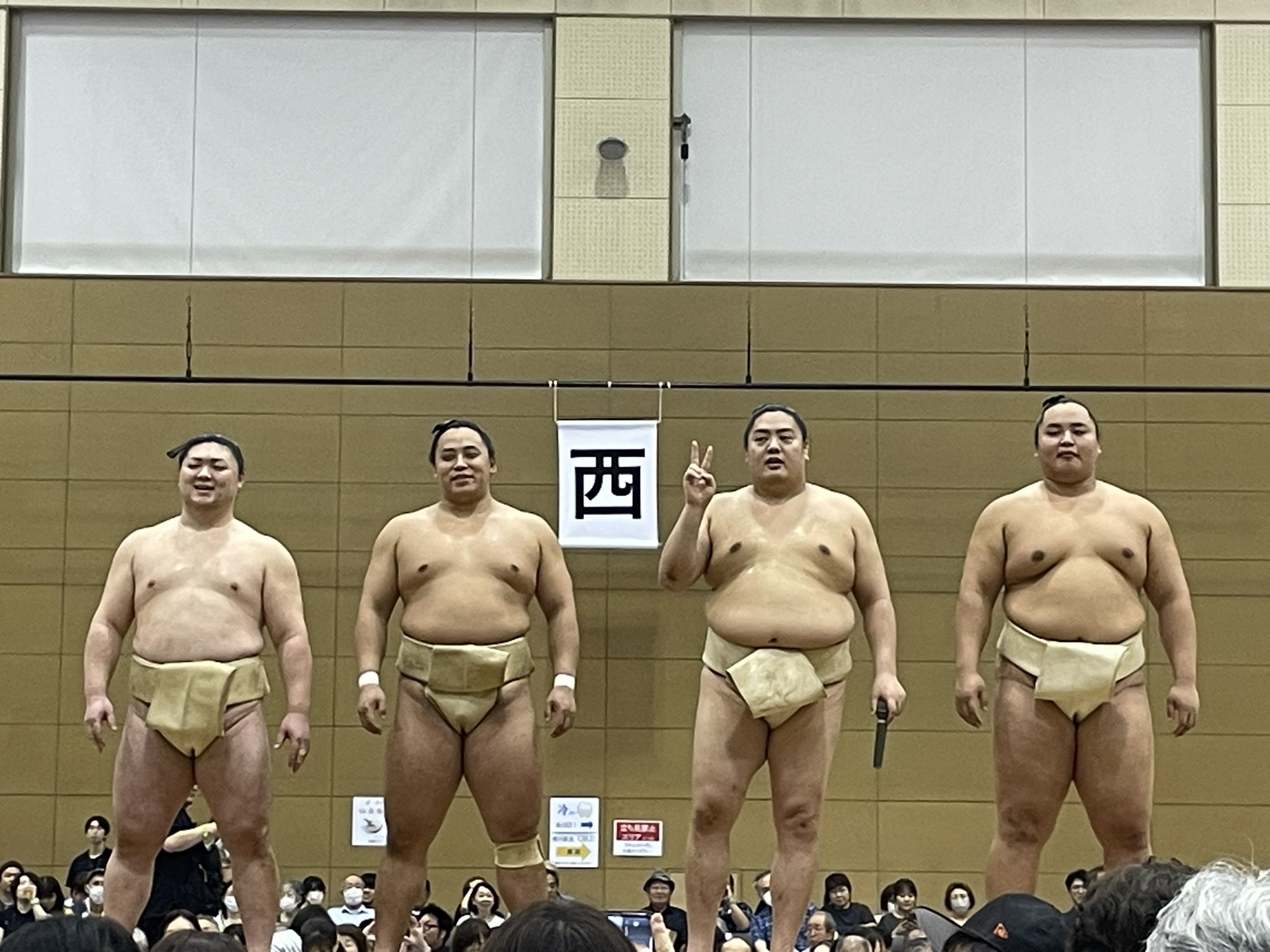 相撲/武道 hasunohana 花道の力士たち😊隆の勝、阿武咲、輝✨【白鵬断髪式】［縦撮り