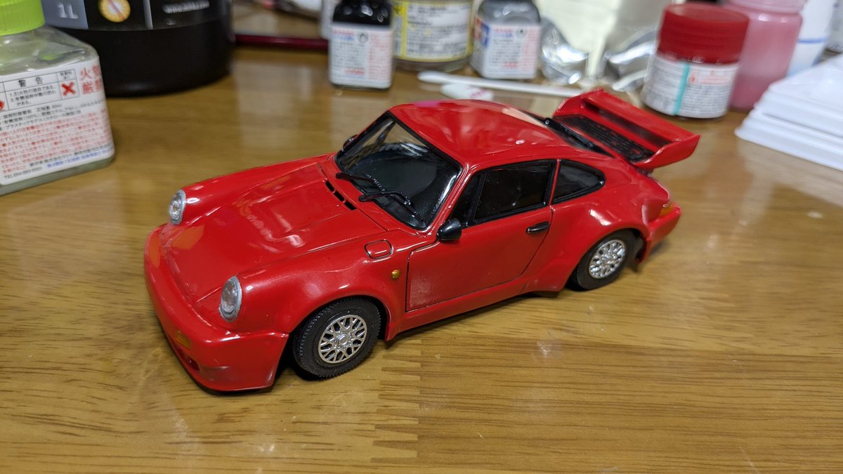 ポルシェターボ完成しました(^^)何とか纏める事が出来て良かった!