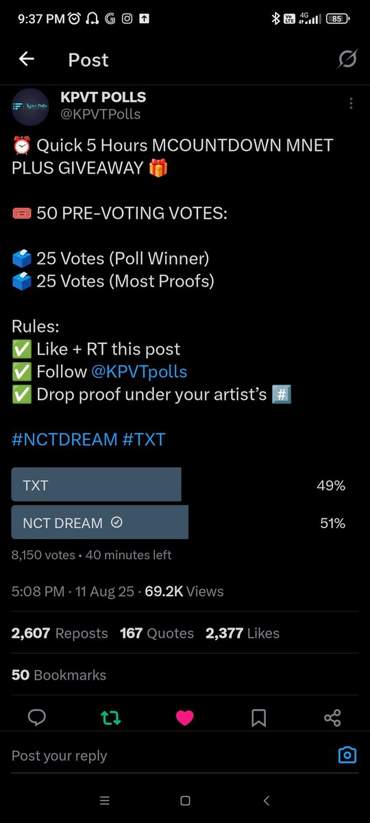 jminmin0813's tweet photo. @KPVTPolls Done for #NCTDREAM https://t.co/Q60sZskS0R