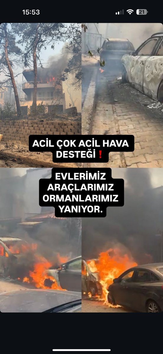 CavakGezen's tweet photo. Artık durum orman yangını olmaktan çıktı!
Evler, arabalar, işletmeler,ormanlar, hayvanlar yanıyor…
#CANAKKALEYANIYOR https://t.co/fuTu38aK2R