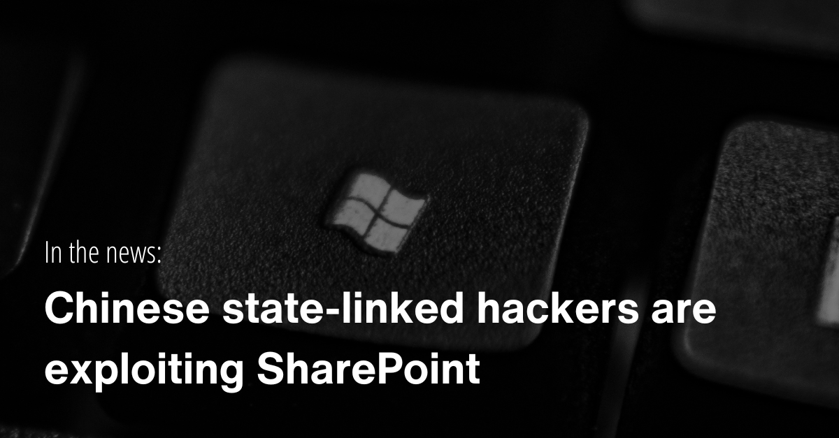 NetSfere - Enabling Communication. (@netsfere) on Twitter photo Chinese state-linked #hackers exploited #SharePoint to #breach U.S. infrastructure.
When #communication platforms aren’t built with #security first, enterprises pay the price.
NetSfere = secure, #encrypted messaging by design.
More from <a href="/CyberSecDive/">Cybersecurity Dive</a>: cybersecuritydive.com/news/microsoft… Chinese state-linked #hackers exploited #SharePoint to #breach U.S. infrastructure.
When #communication platforms aren’t built with #security first, enterprises pay the price.
NetSfere = secure, #encrypted messaging by design.
More from <a href="/CyberSecDive/">Cybersecurity Dive</a>: cybersecuritydive.com/news/microsoft…