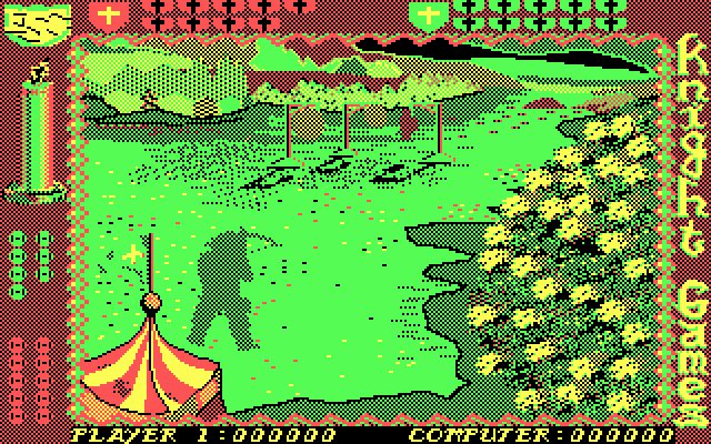 CGA screenshot 

Knight Games