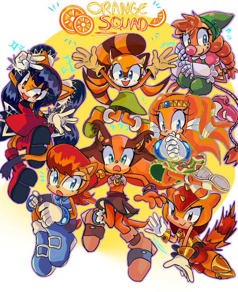 Why is Sonic universe are racist of orange characters?  
#sticksthebadger #Honeythecat #Marinetheraccoon #sallyacorn #Tikaltheechidna #Tripthesungazer #bellethetinkerer #SONIC