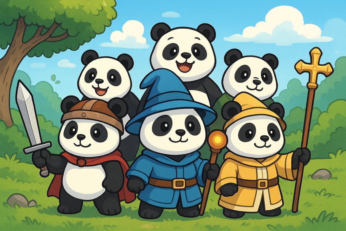 新米パンダが仲間入り！
これからますますパンダ軍団はにぎやかに🐼✨
#Warlander