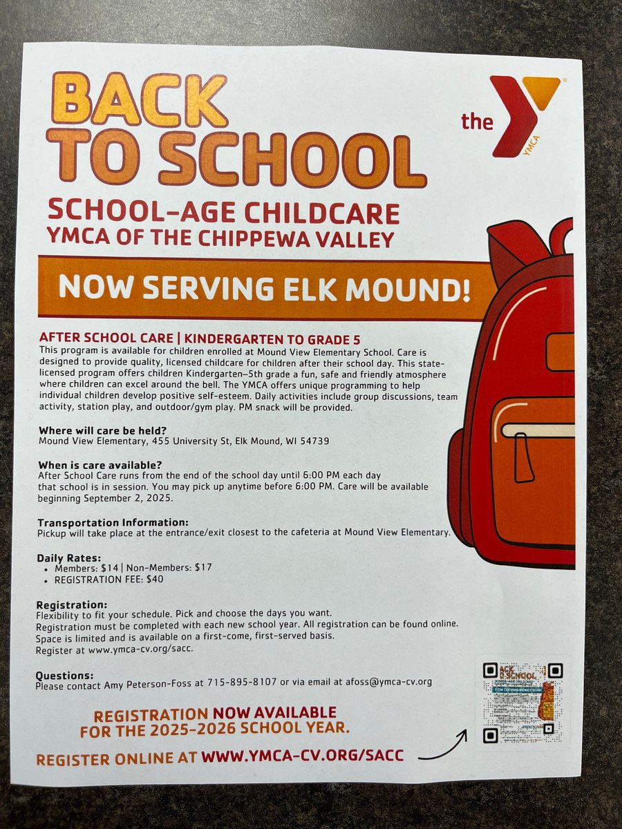 There is still space available for after school care! #mounderpride