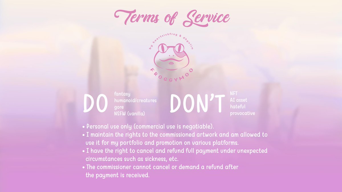 froggymoo_'s tweet photo. [Please help RT🙏]

✨I'm open for #commission✨
#DnD #Fantasy
Please read the TOS on the link below before ordering
Portfolio &amp; Pricing: https://t.co/LAjEcN1oUU

→ 3 slots only

If u want to discuss further hit me up at:
📧froggymoo08@gmail.com
discord: froggymoo https://t.co/RQinb3pqXS