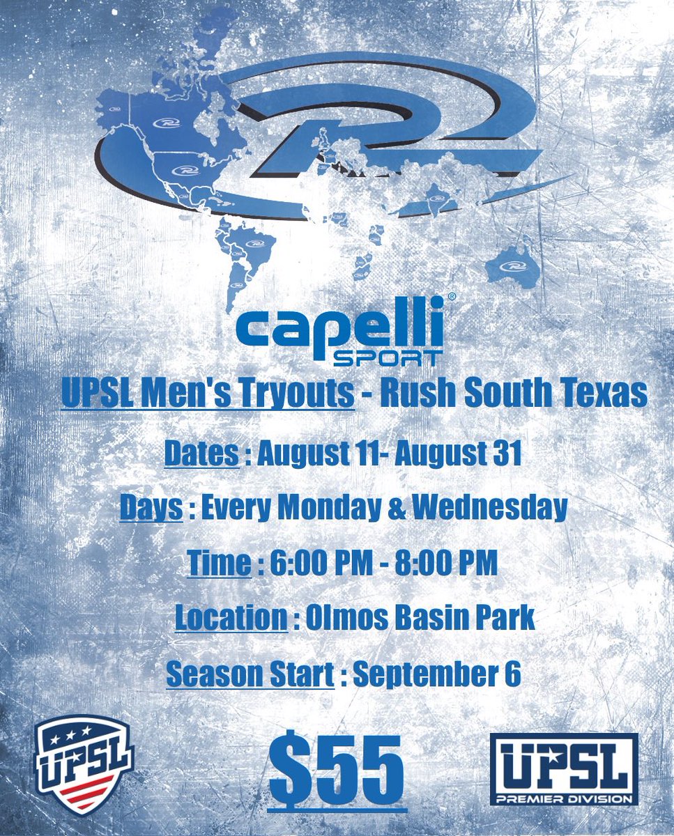 PROGRAMS FOR EVERYONE: register rushsouthtexas.com