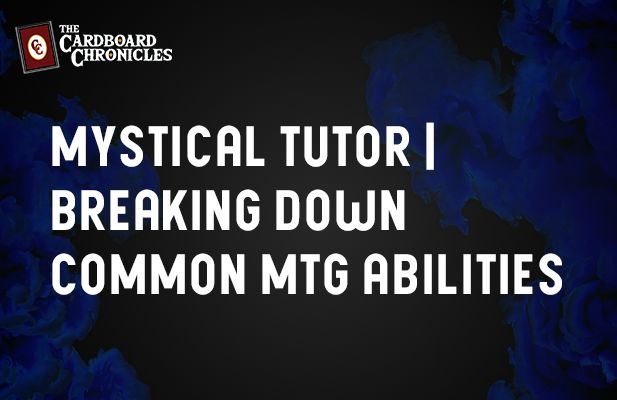 CardboardChron's tweet image. Flying over defenses. Trampling past blockers. Blocking with reach. Learn the most common Magic: The Gathering abilities with real game scenarios in this week's Mystical Tutor!

thecardboardchronicles.com/post/mystical-… 

#MTG #MagicTheGathering #LearnMagic