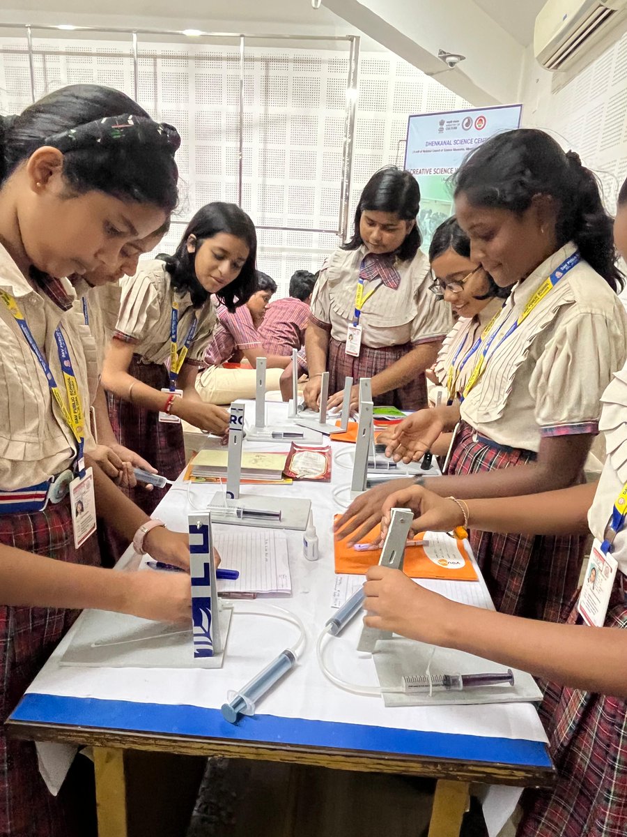 Creative Science Workshop-2025 was organised by
<a href="/FunScienceDkl/">Dhenkanal Science Centre</a> , a unit of <a href="/ncsmgoi/">National Council of Science Museums-NCSM</a> , <a href="/MinOfCultureGoI/">Ministry of Culture</a> today in which 44 students from DAV Public School, MCL, Dera, Talcher took part.