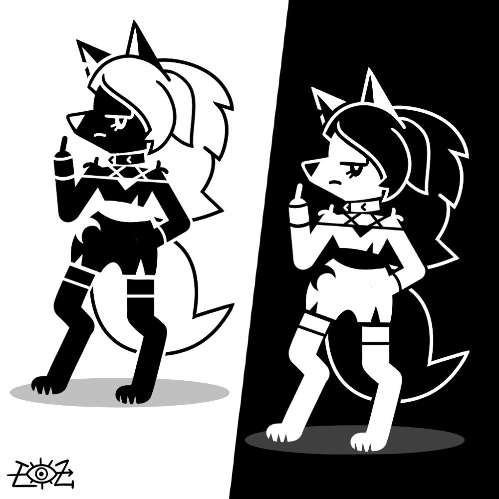 LozLusterclux's tweet photo. Trying out a style based on those "Warning sign person" thing. Might've taken some liberties with the amount of details. (Or lack thereof)
 
#HelluvaBoss #Loona #loonahelluvaboss https://t.co/bqAN7wyxGo