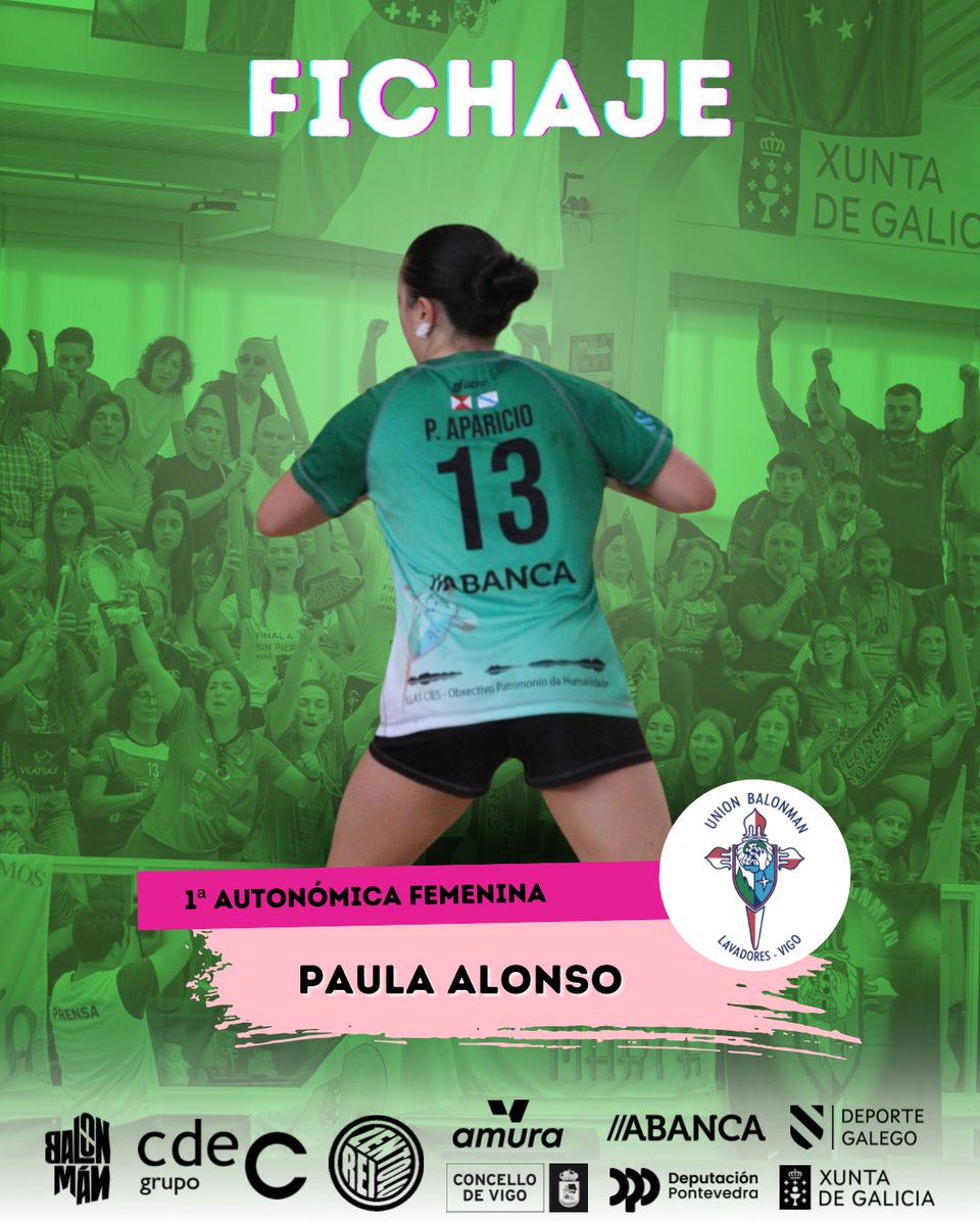 FICHAJE 
Paula vuelve a casa!
Tras su etapa de Erasmus en Budapest, la jugadora de toda la vida regresa al club.
Versátil en ataque, puede jugar tanto de pivote como de extremo, y destaca por su solidez defensiva.
Una incorporación que refuerza el equipo con entrega y experiencia