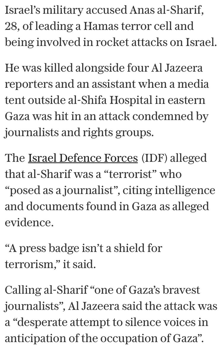 MGLondinium's tweet image. People, for heaven’s sake, do you really choose to believe #Qatar and #AlJazeera over the #IsraelDefenseForces ? 

May I briefly remind you that #MahmoudAbbas of the #PalestinianAuthority banned #AlJazeera from the #WestBank for “threatening national security and inciting the…