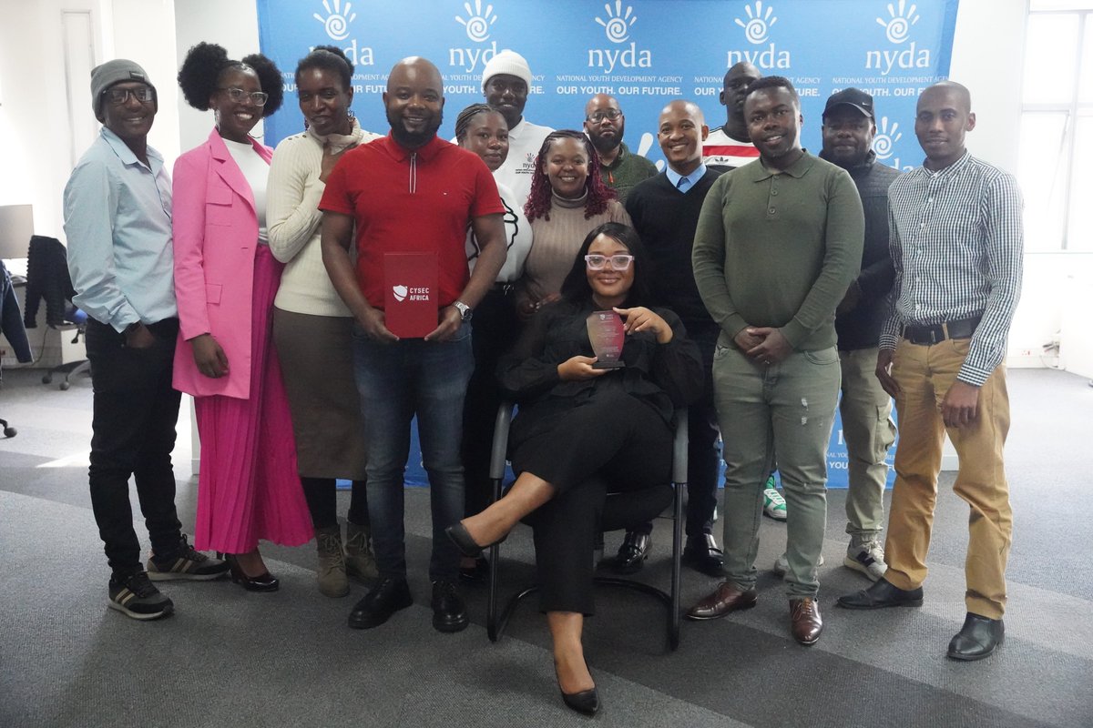 NYDARSA's tweet image. Celebrating Excellence at CYSEC Africa 2025!

We’re proud to celebrate the exceptional accomplishments of this year’s winners.

CYSEC Excellence in Cybersecurity Governance Award National Youth Development Agency (NYDA)
Your visionary leadership, innovative solutions, and…