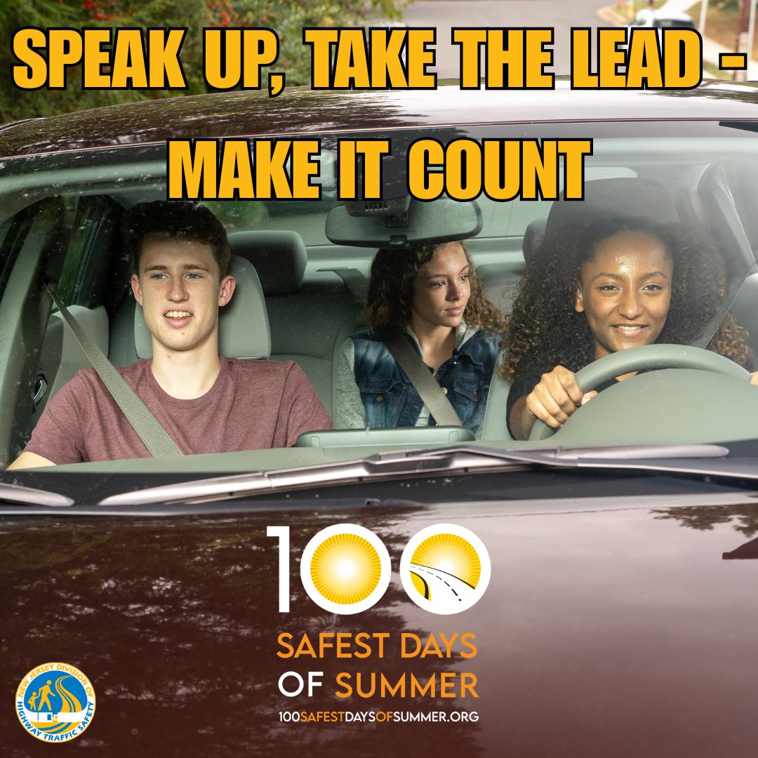 Speaking up is an important life skill. Empower teens to speak up if they feel unsafe in the passenger seat with a driver who's driving recklessly or distracted.

#100SafeDaysOfSummer #SpeakUp