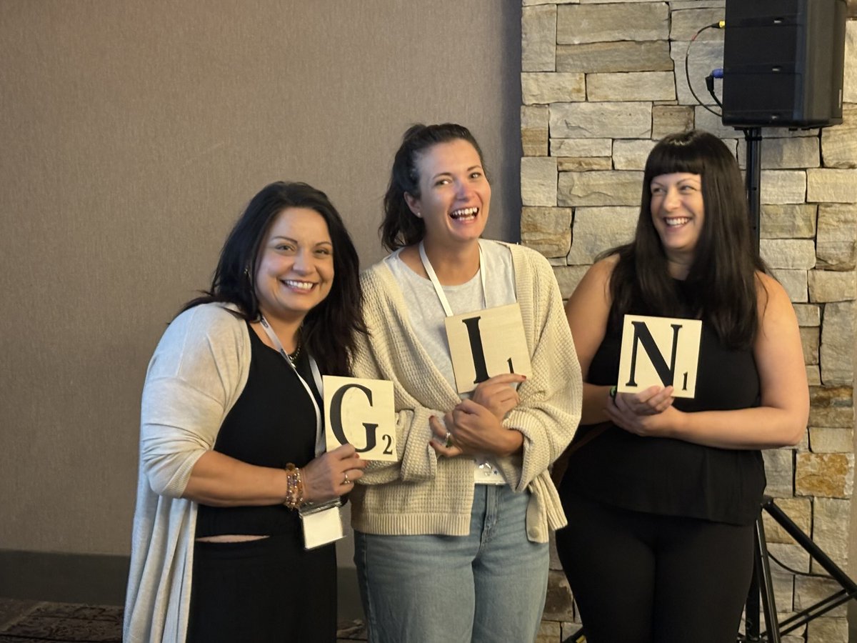 English Language Arts teachers started the first full day at the Summer Literacy Symposium.  Dr Sandy Martin Change, keynote presenter,  included an activity of Human Scrabble where participants found partners in the room to make words based on a given pattern. Lots of smiles!