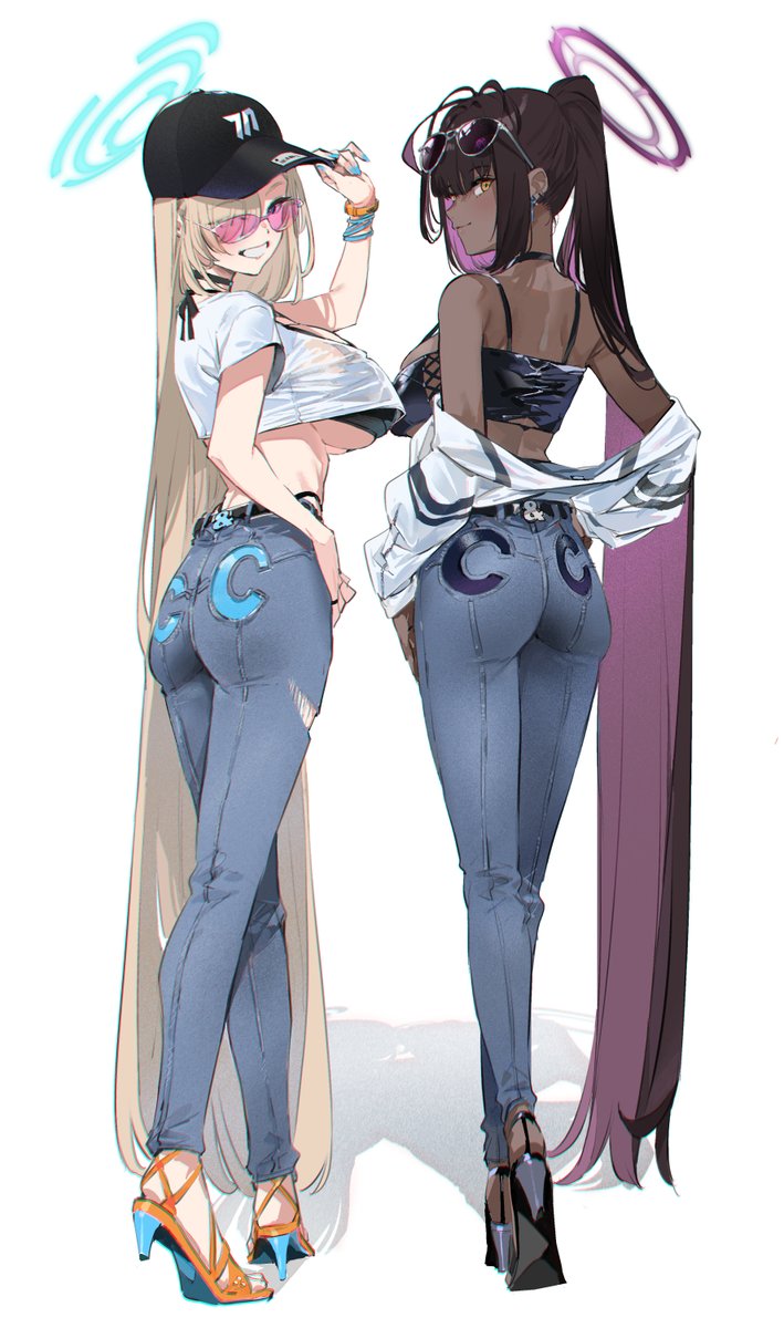 夏っぽ🌻アスナカリン
#ブルアカ #BlueArchive #イラスト