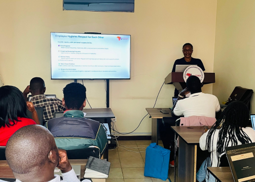 afri_cdsa's tweet image. Strong skills, strong hygiene!
Thank you Eugenea Khaemba for guiding the African Centre for Data Science and Analytics Limited team through an impactful training on employee hygiene — building a healthier, more productive work culture. 

#AfriCDSA #WorkplaceHealth…