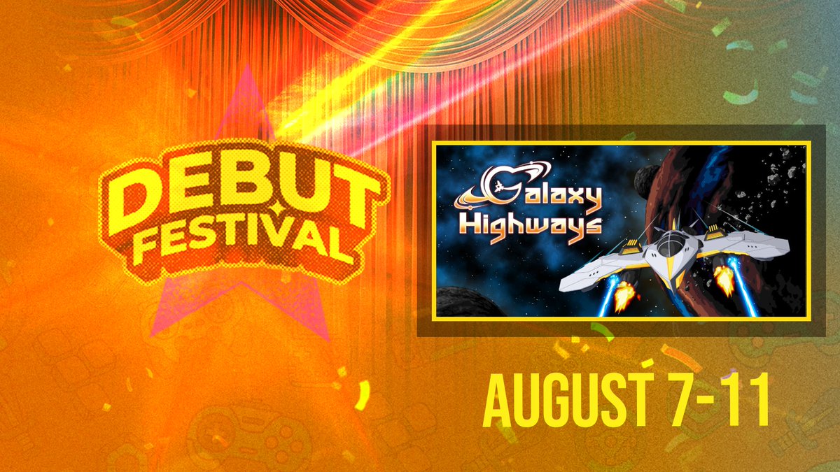 Our #indiegame is featured in the #Steam Debut Festival 2025 – a celebration of studios releasing their first-ever #game this year!

We’re honored to be among so many amazing #games. Also our game still holds 100% Positive reviews!

#gamedev #shmup #gaming #pixelart #indiegames