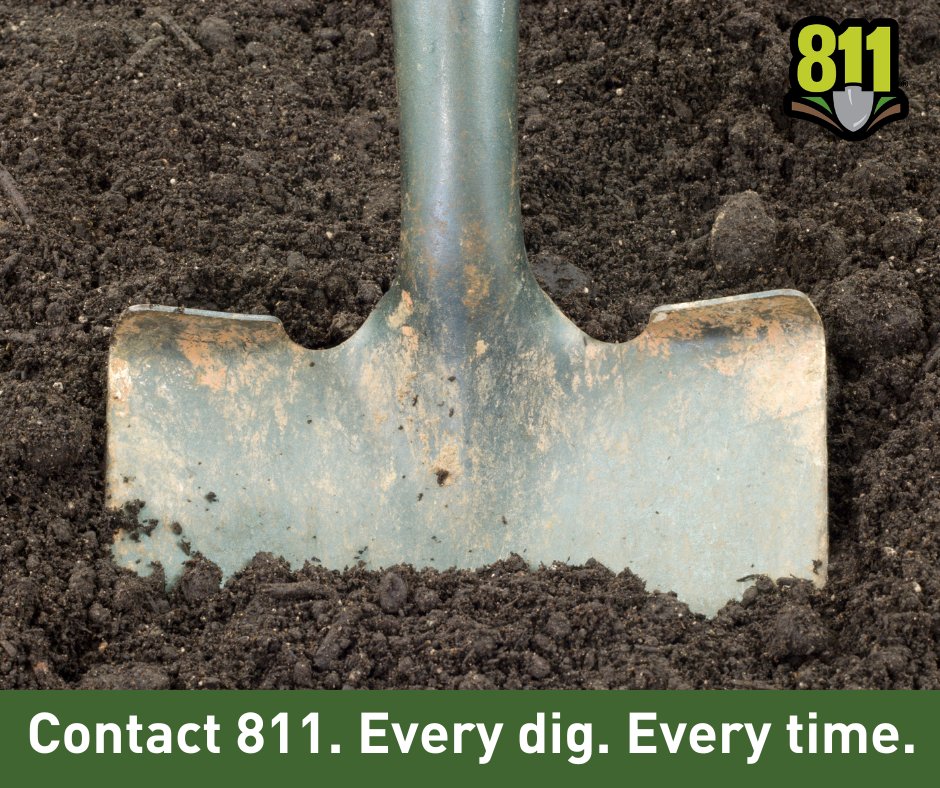 IN_MI_Power's tweet image. #SafeDigging starts by calling 811 before starting any outdoor digging projects. #811Day
