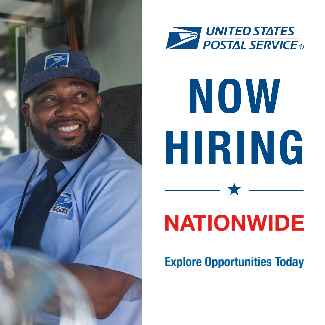 USPS's tweet image. The United States Postal Service is actively recruiting for many positions that may be perfect for you. Whether full time, part time or seasonal positions, we have options available: b.link/careers.usps

And for tips on where and how to apply: b.link/apply-for-a-job