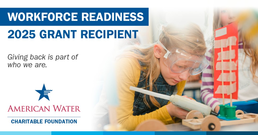 It’s official, we’re a Workforce Readiness grantee! Thanks to the American Water Charitable Foundation for helping our team create positive change in our local community. #AWCF #KeepCommunitiesFlowing #LancerPride #RegionalInnovationCenter