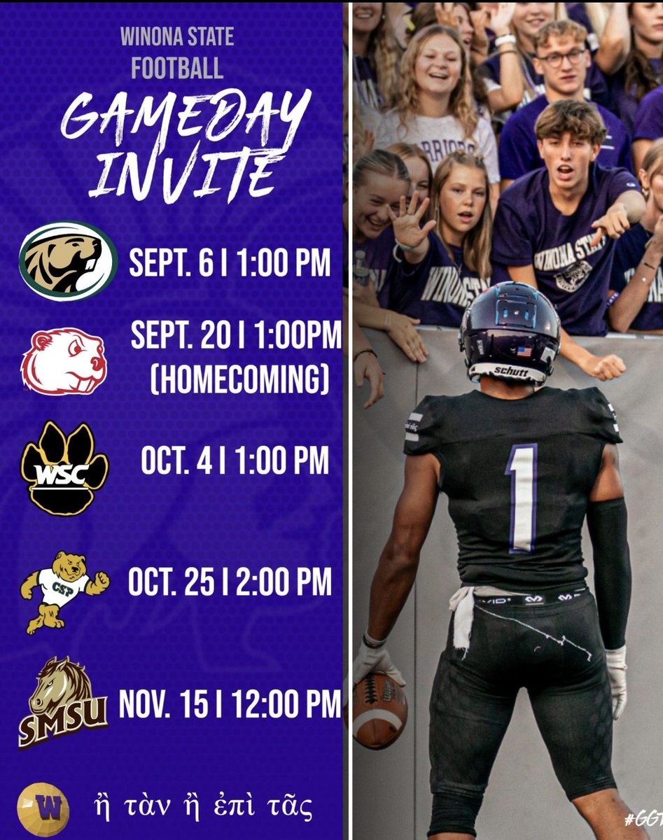Connor Navis (@navisconnorqb) on Twitter photo Excited to be in Winona on October 25th for a game day visit and watch <a href="/WinonaState_FB/">Winona State Football</a> in action, thanks <a href="/WSU_CoachMiller/">Nick Miller</a> for the opportunity.
<a href="/AWfootball2023/">Appleton West Football</a> <a href="/dominickthomp10/">Dominick Thompson</a> <a href="/CoachO_2ndSznQB/">2ndSeasonQBAcademy</a> <a href="/CoachCosgrove18/">Charlie Cosgrove</a> <a href="/Coach_Curtin_1/">Brian Curtin</a> <a href="/CoachZoMitch/">Coach Lorenzo Mitchell</a> Excited to be in Winona on October 25th for a game day visit and watch <a href="/WinonaState_FB/">Winona State Football</a> in action, thanks <a href="/WSU_CoachMiller/">Nick Miller</a> for the opportunity.
<a href="/AWfootball2023/">Appleton West Football</a> <a href="/dominickthomp10/">Dominick Thompson</a> <a href="/CoachO_2ndSznQB/">2ndSeasonQBAcademy</a> <a href="/CoachCosgrove18/">Charlie Cosgrove</a> <a href="/Coach_Curtin_1/">Brian Curtin</a> <a href="/CoachZoMitch/">Coach Lorenzo Mitchell</a>