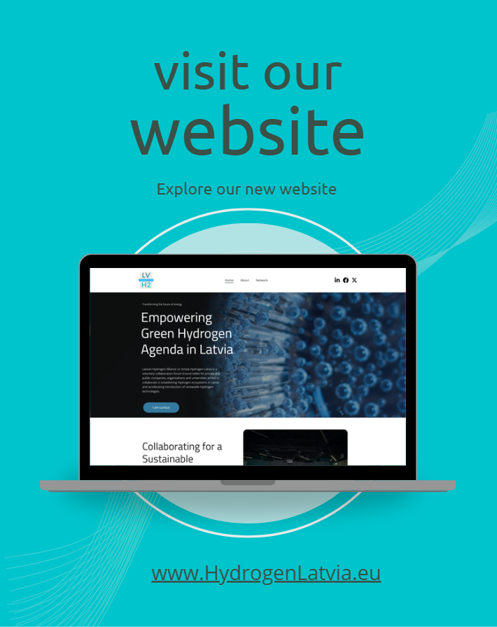 Thrilled to share that our new webpage is officially live! Grateful for our network's push to bringing this vision to life. Looking forward to exploring new opportunities together.
hydrogenlatvia.eu

#greenhydrogen #lvh2a #hydrogenlatvia #decarbonization #h2latvia #hydrogen