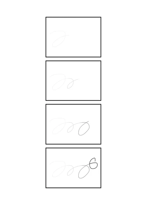 インク出た
#現代4コマ 