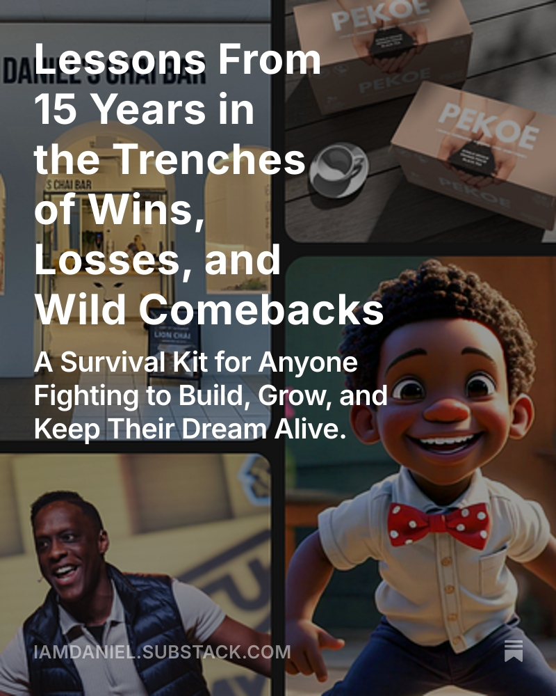 iAMDanielca's tweet image. A Survival Kit for Anyone Fighting to Build, Grow, and Keep Their Dream Alive.

#Business #Entrepreneurship #Setbacks #Comebacks #Success #failure #failuretosuccess 

open.substack.com/pub/iamdaniel/…