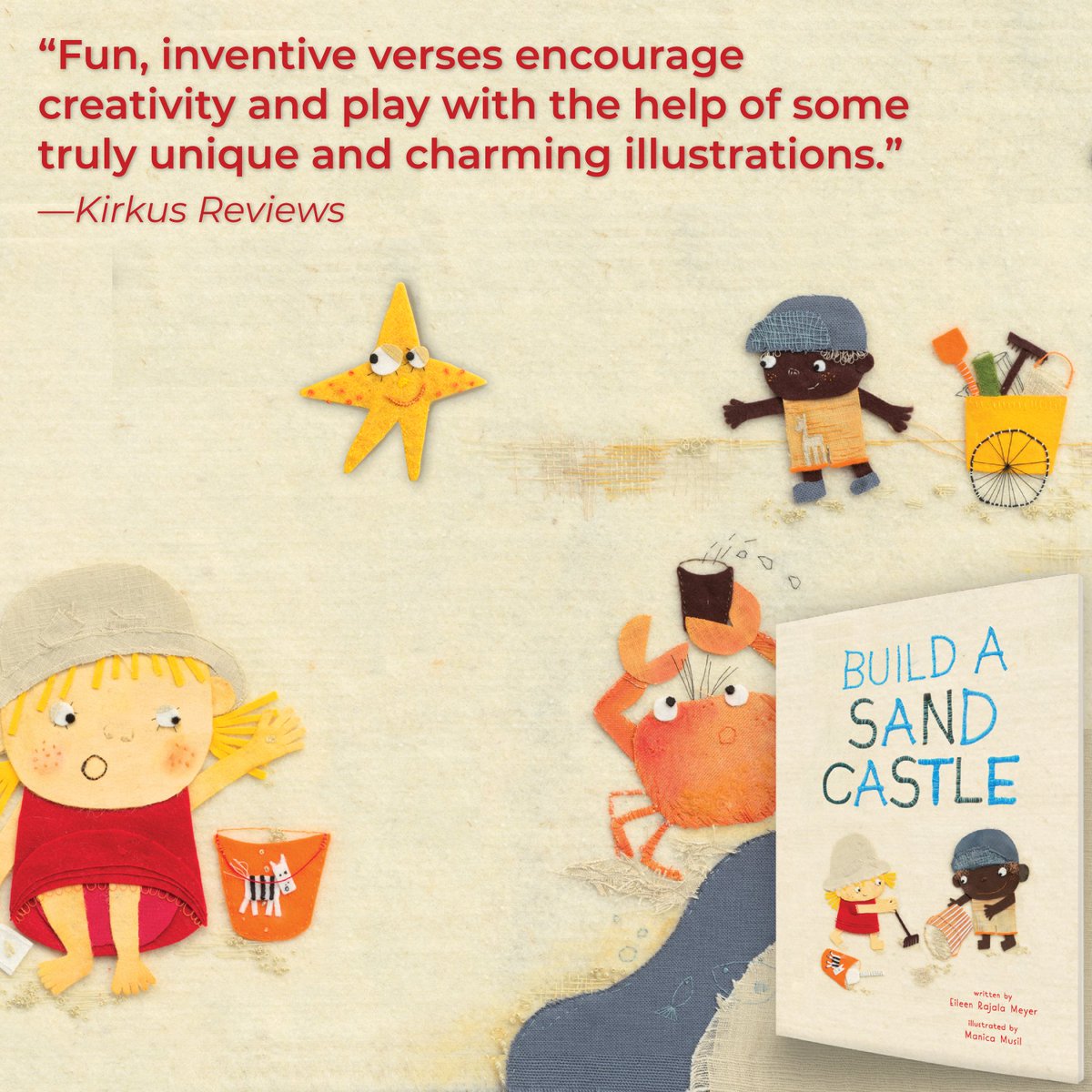 Reycraft Books (@reycraftbooks) on Twitter photo In 'Build a Sandcastle,' by Eileen Rajala Meyer & Manica Musil, go to the beach and have a good time building a sandcastle! Celebrate beach days, friendship, sandcastle building with STEM tips for young creators! <a href="/Writer_Meyer/">Eileen R. Meyer</a>
Add to your collection→ hubs.ly/Q03zpxXR0 In 'Build a Sandcastle,' by Eileen Rajala Meyer & Manica Musil, go to the beach and have a good time building a sandcastle! Celebrate beach days, friendship, sandcastle building with STEM tips for young creators! <a href="/Writer_Meyer/">Eileen R. Meyer</a>
Add to your collection→ hubs.ly/Q03zpxXR0