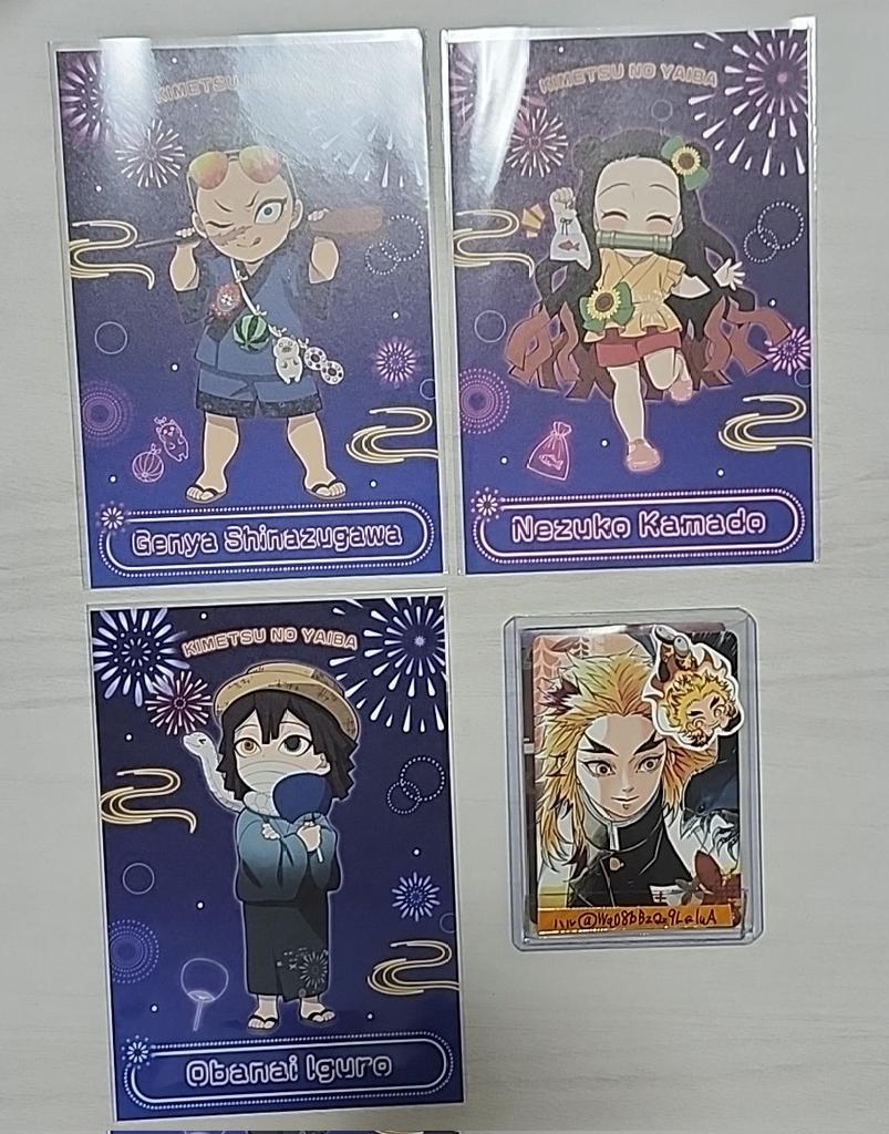 【譲渡】鬼滅の刃 ufotable 花火大会 2025 前期 後期

譲：画像1～2
玄弥/ カナヲ/伊黒/襧豆子/村田/悲鳴嶼

求：画像1→定価+送料
画像2→400円/枚

都内(埼玉)手渡し、郵送可能
検索からもお声がけよろしくお願い致します