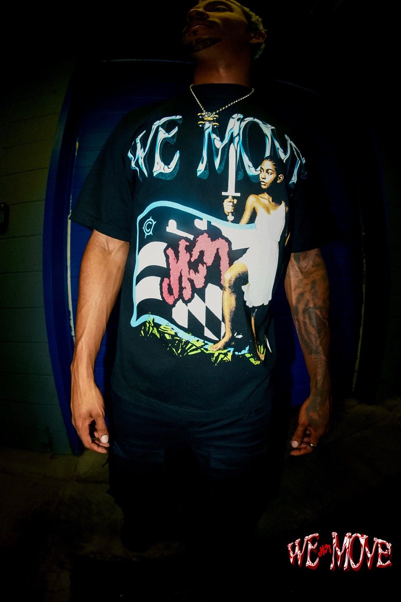 chumseason's tweet image. “WE MOVE” TEE NOW AVAILABLE 

@ chumseason.com