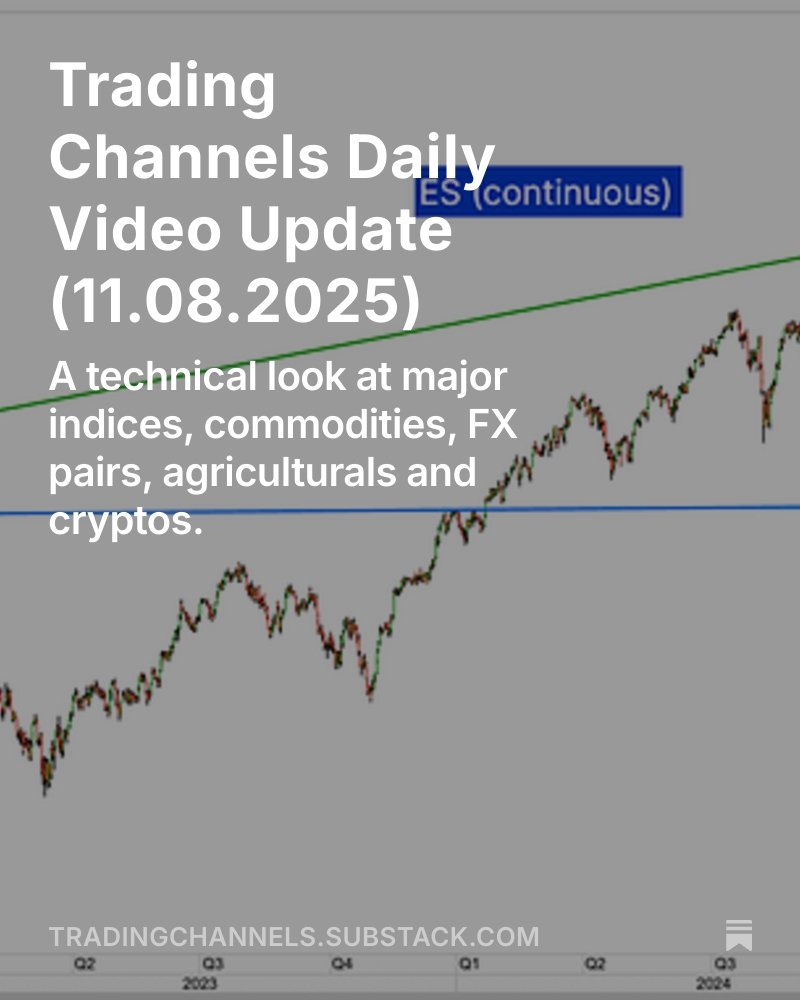 Trading Channels Daily Video Update (11.08.2025) open.substack.com/pub/tradingcha… 
$ES $ES_F #platinum $xpt $xptusd #bitcoin $btcusd